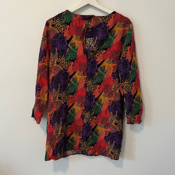 Pepaloves 80's Style Colourful Tunic Dress - Picture 3 of 9